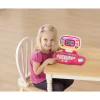 VTech Juegos Educativos*Pequeordenador Rosa, Ordenador Portatil Infantil Con Raton Direccional, Educativo