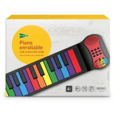 El Corte Inglés Electrónicos*Piano Enrollable De Colores Con Sonido De Instrumentos Y Efectos Especiales Like A Rolling Star El Corte Ingles