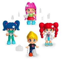 Pinypon Munecas Y Peluches*.Pack 4 Figuras Hospital