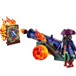 Playmobil Muñecos Articulados*Pirata Con Canon Pirates