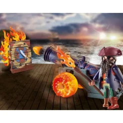 Playmobil Muñecos Articulados*Pirata Con Canon Pirates
