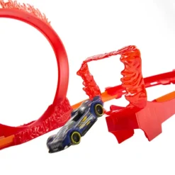 Hot Wheels Coches, Circuitos Y Radiocontrol*Pista Acrobacias De Fuego Para Coches De Juguete
