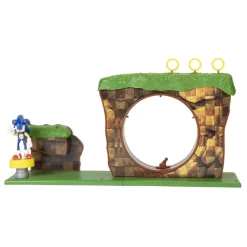 Sonic Muñecos Articulados*Playset Green Hill Zone Con Figura