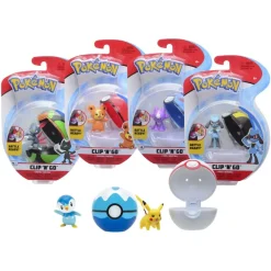 Bizak Muñecos Articulados*Pokeball Clip N Go Pokemon