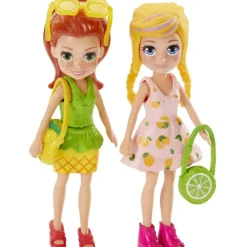 Polly Pocket Munecas Y Peluches* Pack De Moda Grande Surtido 2 Munecas Con Ropa Y Accesorios