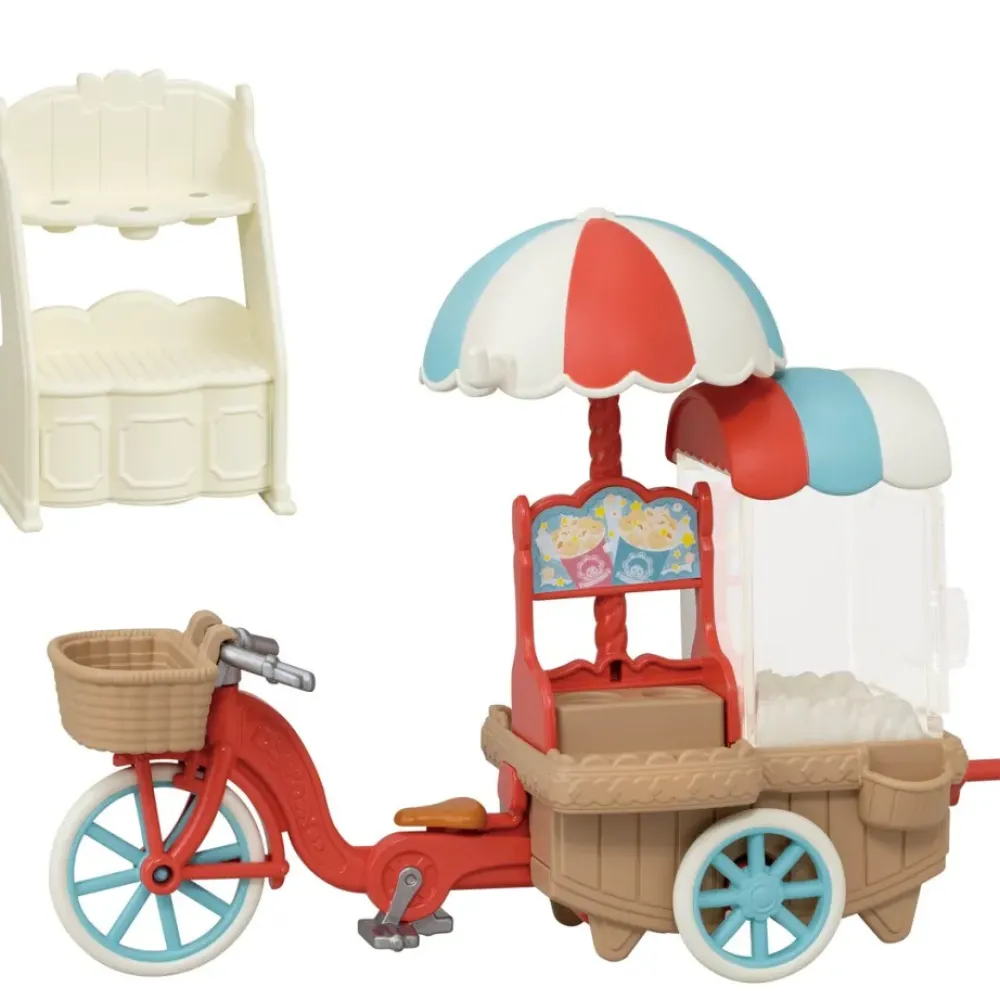 Sylvanian Families Munecas Y Peluches*Puesto De Palomitas De Barbara Oveja