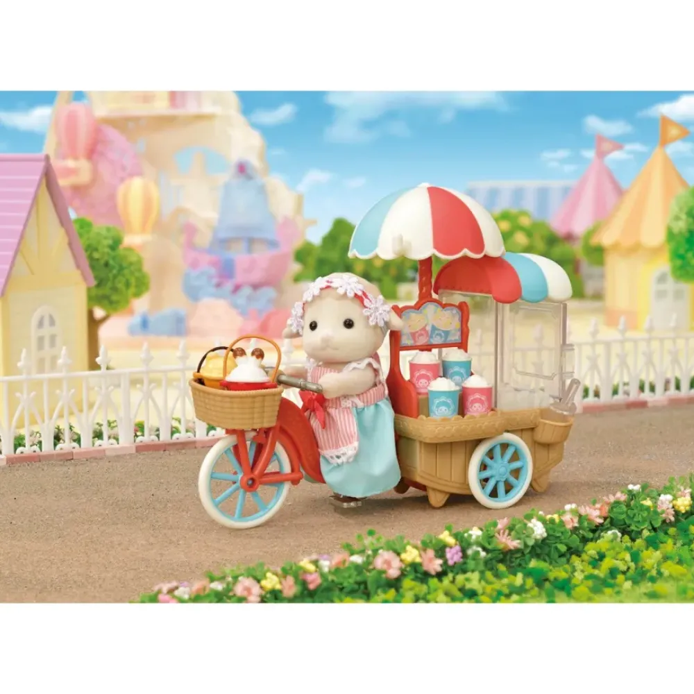 Sylvanian Families Munecas Y Peluches*Puesto De Palomitas De Barbara Oveja