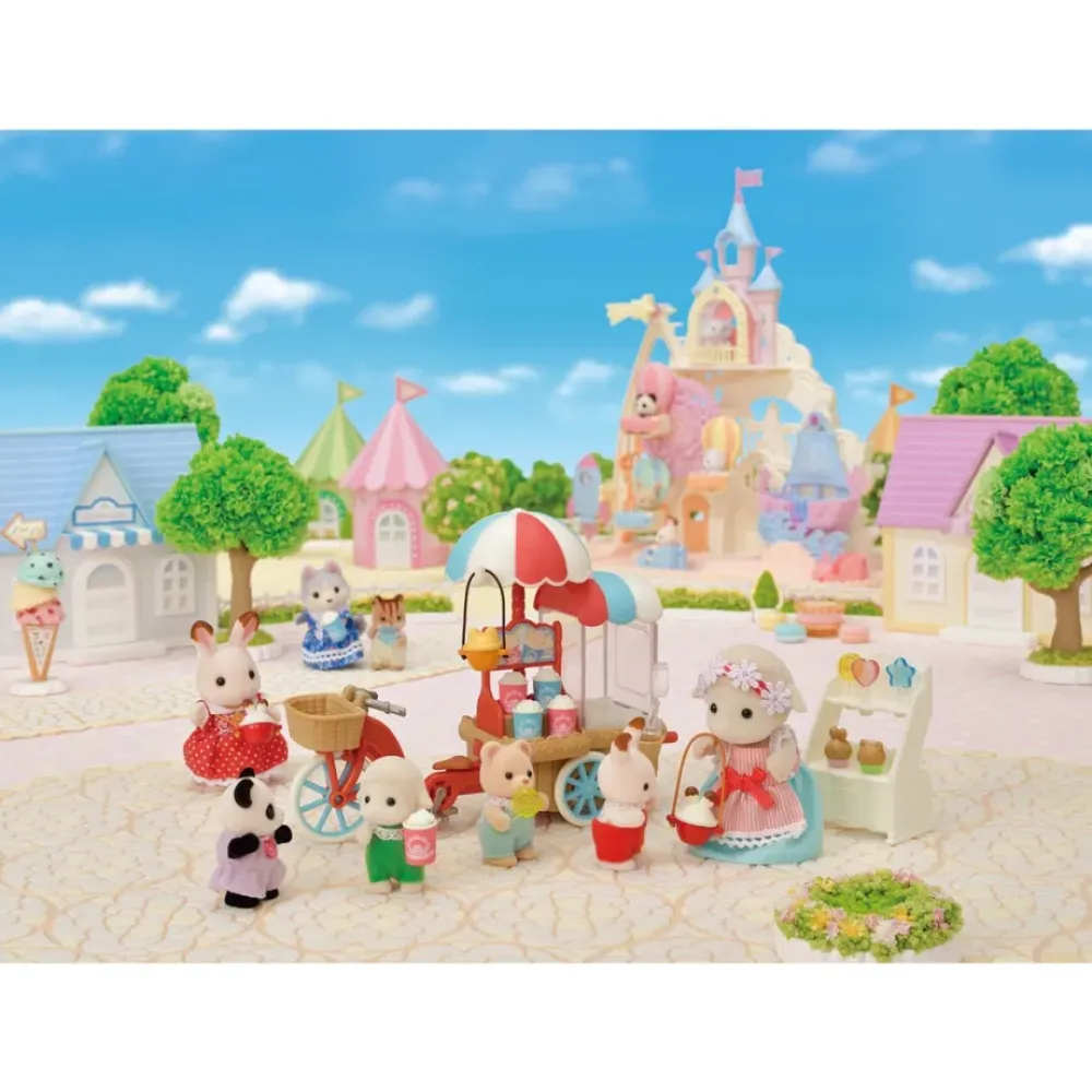Sylvanian Families Munecas Y Peluches*Puesto De Palomitas De Barbara Oveja
