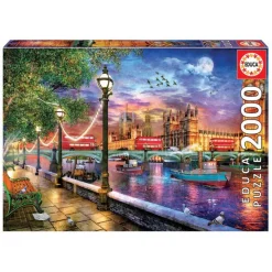 Educa Borrás Puzzles Y Construcciones*Puzzle 2000 Piezas Londres Al Atardecer