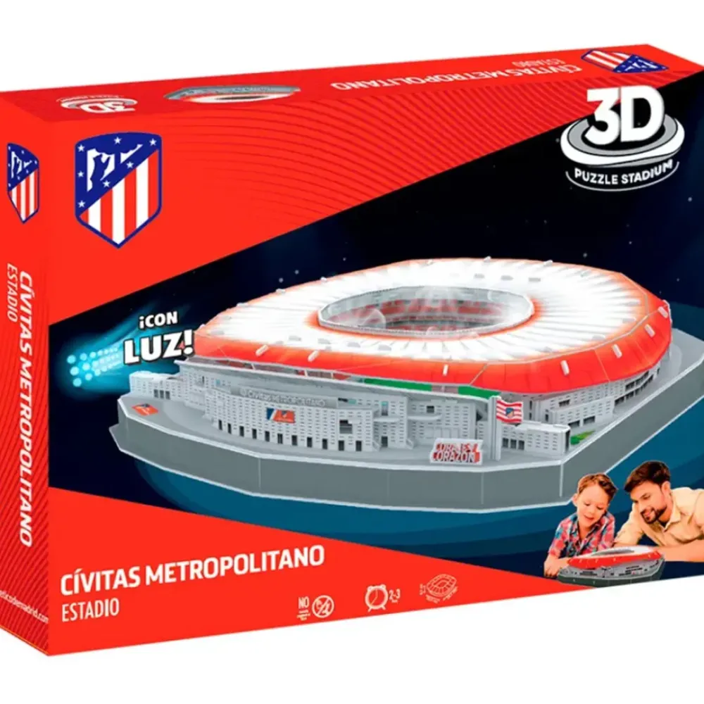 BANDAI Puzzles Y Construcciones*Puzzle 3D Estadio Civitas Metropolitano Con Luz