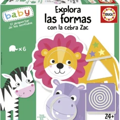 EDUCA Preescolar*Puzzle Explora Las Formas Con La Cebra Zac