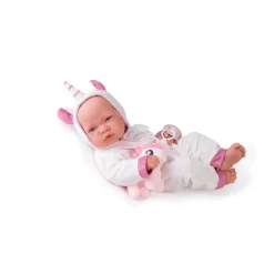 Muñecas Antonio Juan Munecas Y Peluches*Recien Nacida Con Disfraz De Unicornio