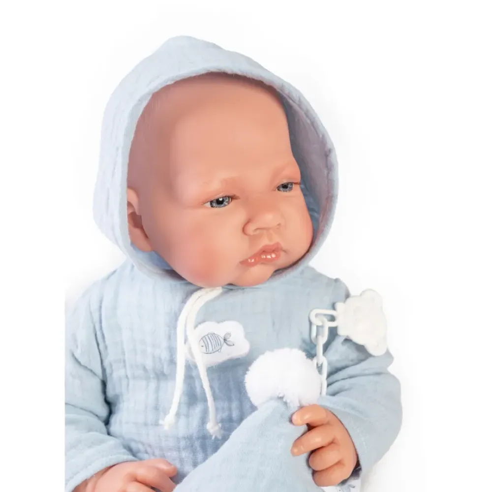 Muñecas Antonio Juan Munecas Y Peluches*Recien Nacido Con Cojin Pececito