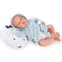 Muñecas Antonio Juan Munecas Y Peluches*Recien Nacido Con Cojin Pececito