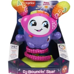 Fisher-Price Preescolar*Robot Aprendizaje Con Luces Y Sonidos Dj Bouncin' Star