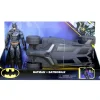 Spin Master Muñecos Articulados*Set De Batman Y Batimovil, Figura De Accion De Batman De 30 Cm Superheroe Dc Comics