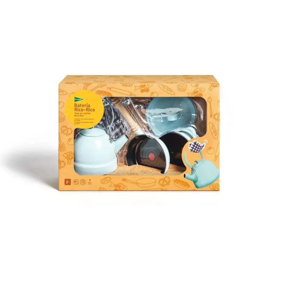 El Corte Inglés Jugar A Ser Mayor*Set De Cocinitas De Metal Rico-Rico El Corte Ingles