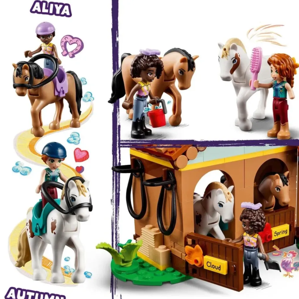 LEGO Puzzles Y Construcciones*Set De Construccion Establo De Autumn Friends