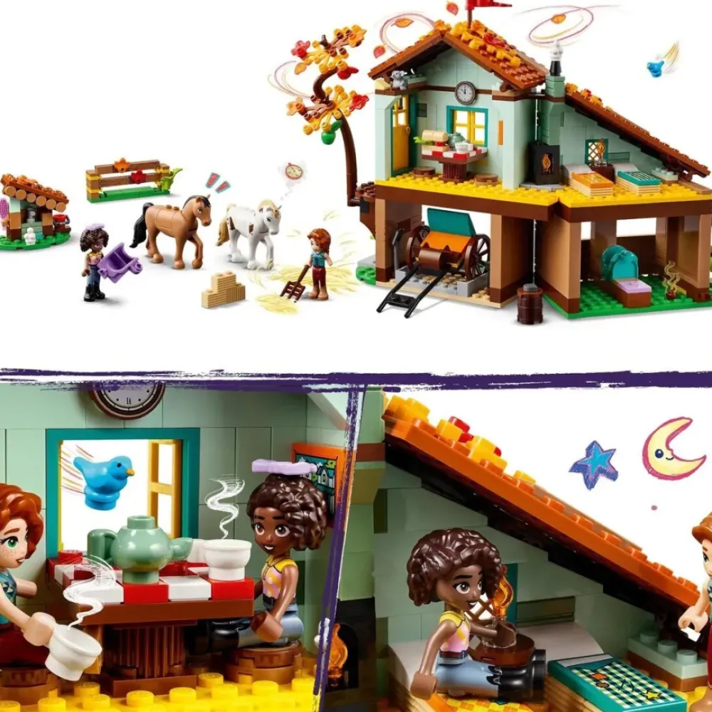 LEGO Puzzles Y Construcciones*Set De Construccion Establo De Autumn Friends