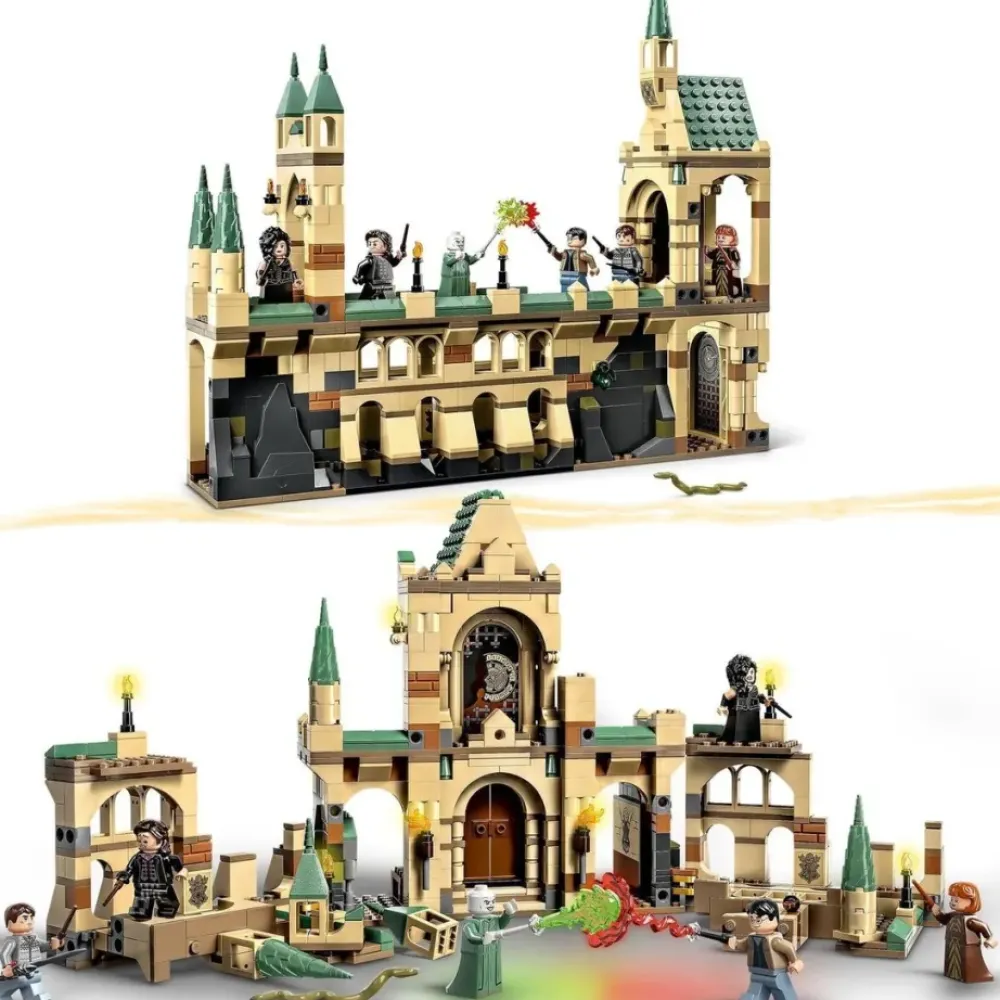 LEGO Puzzles Y Construcciones*Set De Construccion La Batalla De Hogwarts Wizarding World Harry Potter