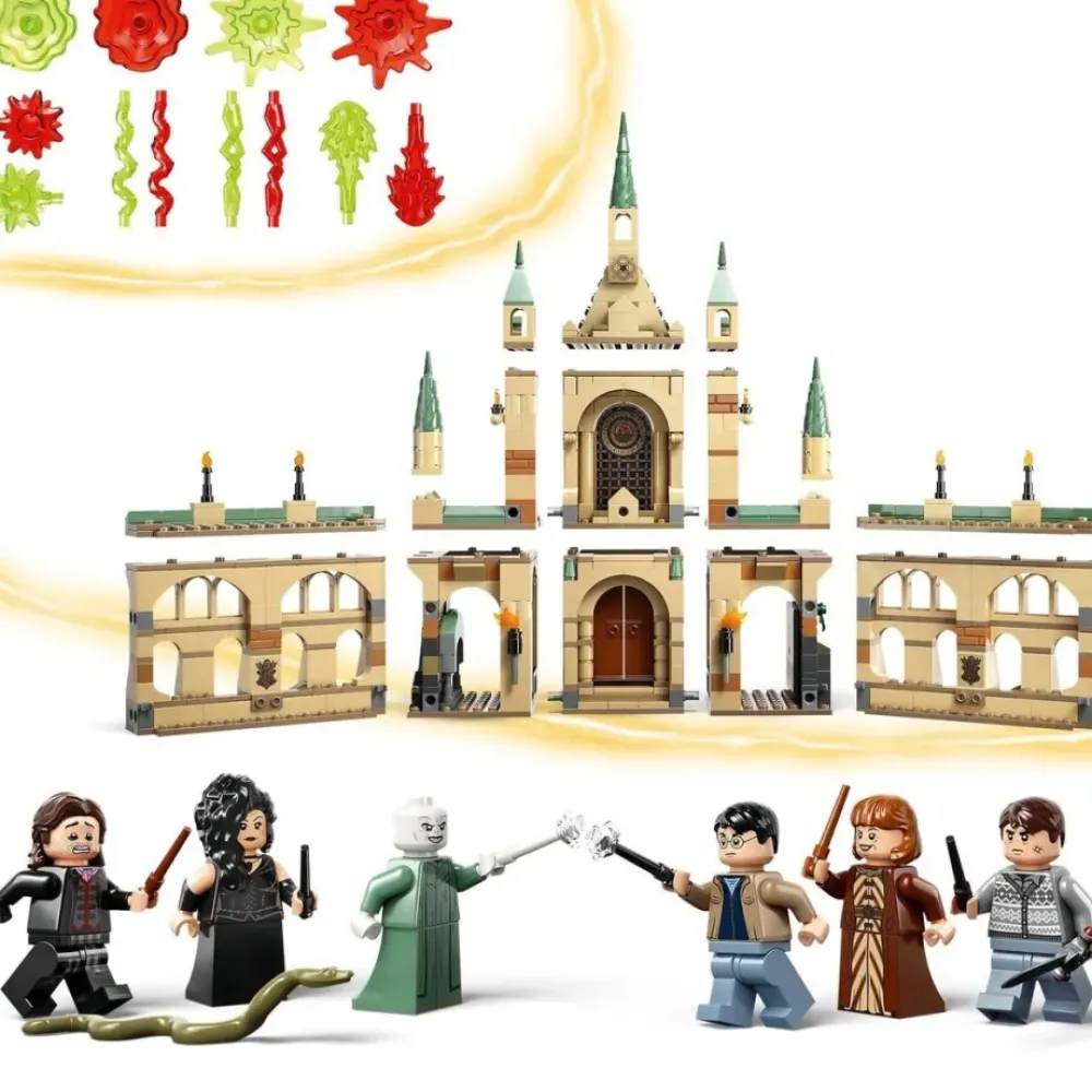 LEGO Puzzles Y Construcciones*Set De Construccion La Batalla De Hogwarts Wizarding World Harry Potter