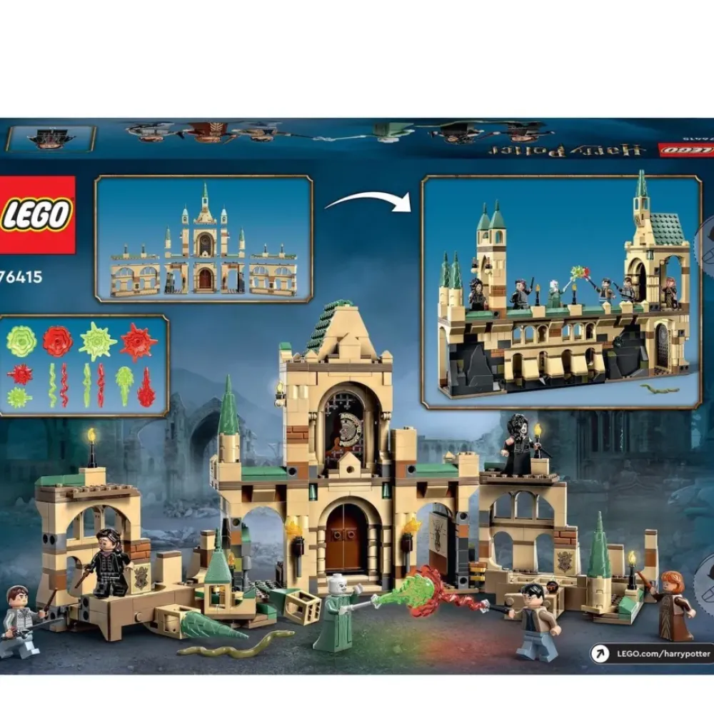 LEGO Puzzles Y Construcciones*Set De Construccion La Batalla De Hogwarts Wizarding World Harry Potter