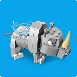 LEGO Puzzles Y Construcciones*Set De Construccion Rambi, El Rinoceronte Set De Expansion: Donkey Kong Super Mario