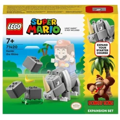 LEGO Puzzles Y Construcciones*Set De Construccion Rambi, El Rinoceronte Set De Expansion: Donkey Kong Super Mario