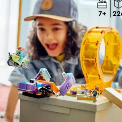 LEGO Puzzles Y Construcciones*Set De Construccion Rizo Acrobatico: Chimpance Devastador Con Moto De Juguete City Stuntz