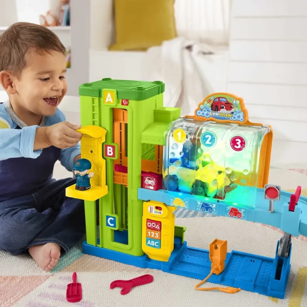 Fisher-Price Preescolar*Set De Juego Garaje Aprendizaje Little People