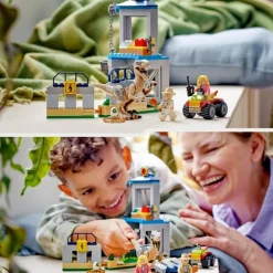 LEGO Puzzles Y Construcciones*Set De Juguete Huida Del Velocirraptor Coleccion 30 Aniversario Jurassic Park Jurassic World