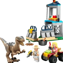 LEGO Puzzles Y Construcciones*Set De Juguete Huida Del Velocirraptor Coleccion 30 Aniversario Jurassic Park Jurassic World