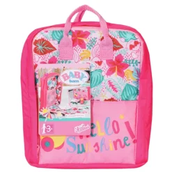 Baby Born Munecas Y Peluches*Set De Juguete Vacaciones Mochila Cambiador