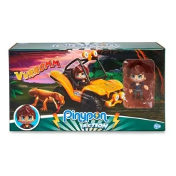 PINYPON ACTION Muñecos Articulados*Set De Vehiculo Buggy Y Figura Lagarto