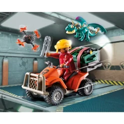 Playmobil Muñecos Articulados*Set Dragons Nine Realms: Icaris Quad Dreamworks Dragons