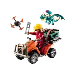 Playmobil Muñecos Articulados*Set Dragons Nine Realms: Icaris Quad Dreamworks Dragons