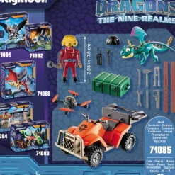 Playmobil Muñecos Articulados*Set Dragons Nine Realms: Icaris Quad Dreamworks Dragons