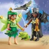 Playmobil Muñecos Articulados*Set Forest Fairy & Bat Fairy Con Animales Del Alma