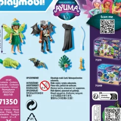 Playmobil Muñecos Articulados*Set Forest Fairy & Bat Fairy Con Animales Del Alma