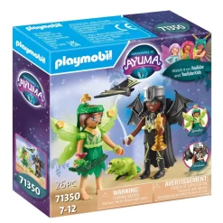 Playmobil Muñecos Articulados*Set Forest Fairy & Bat Fairy Con Animales Del Alma