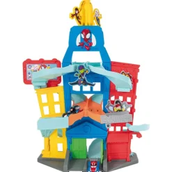 Toy Partner Preescolar*Set Pista De Vehiculos Amazing Metals City Track Spidey