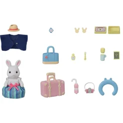 Sylvanian Families Munecas Y Peluches*Set Viaje De Fin De Semana Emilia Conejo De Nieve