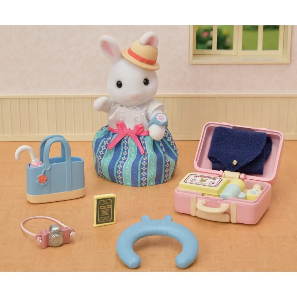 Sylvanian Families Munecas Y Peluches*Set Viaje De Fin De Semana Emilia Conejo De Nieve