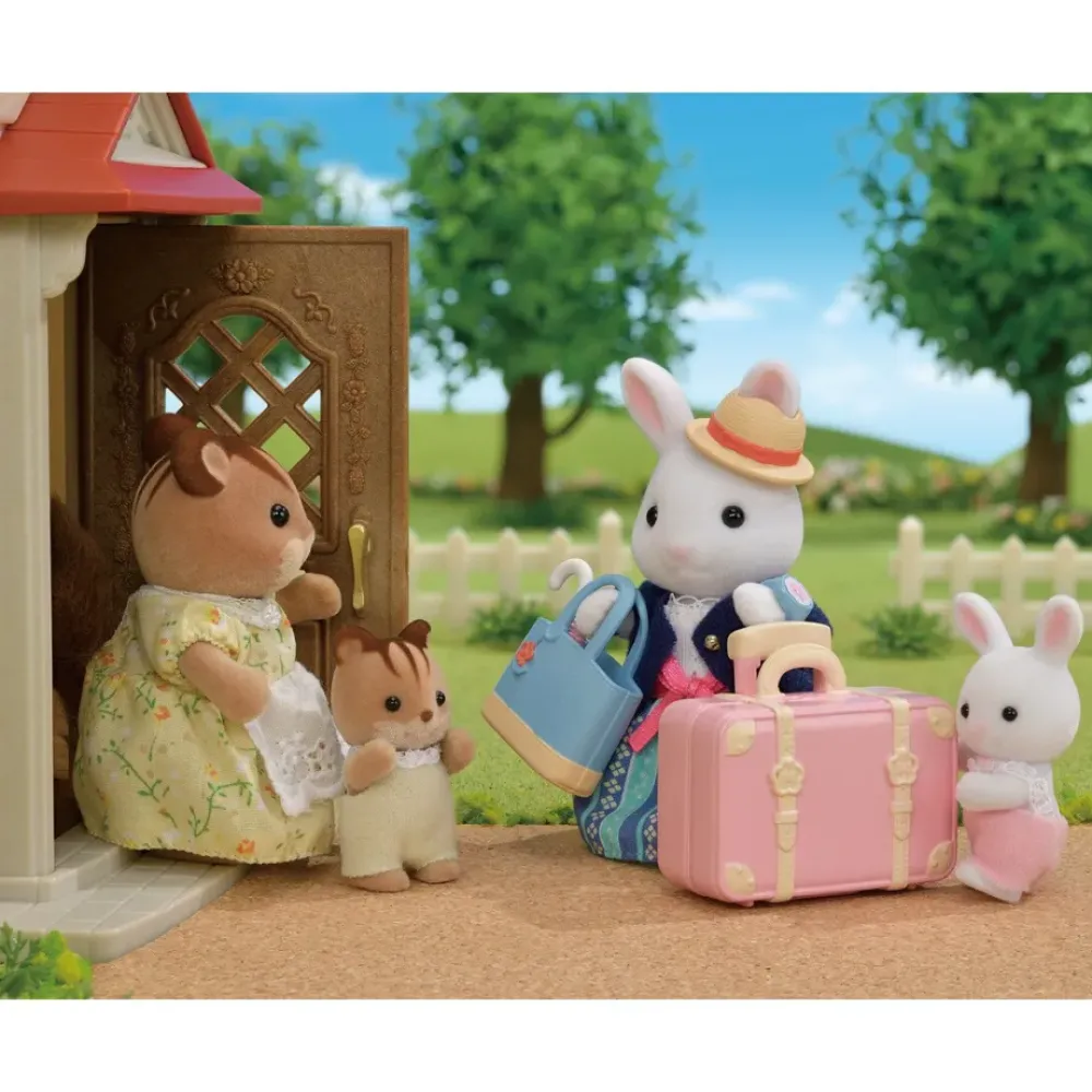 Sylvanian Families Munecas Y Peluches*Set Viaje De Fin De Semana Emilia Conejo De Nieve