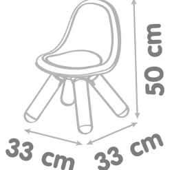 Smoby Juguetes Al Aire Libre*Silla Infantil Gris