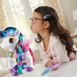 VTech Munecas Y Peluches*Skyla Maquillaje Magico, Unicornio De Peluche Mascota Interactiva