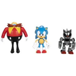 Sonic Muñecos Articulados* - Pack 30º Aniversario Con 3 Figuras De 10 Cm