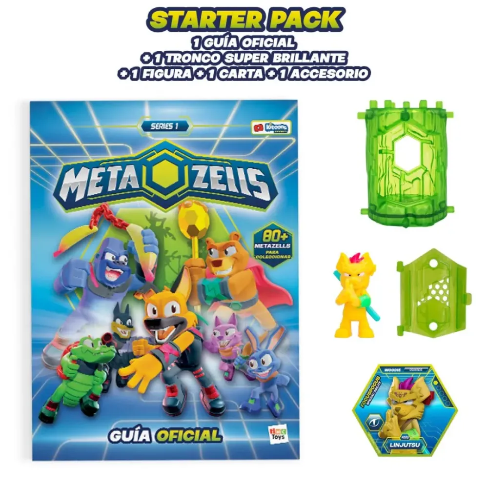 METAZELLS Muñecos Articulados*Starter Pack Album Con Figura