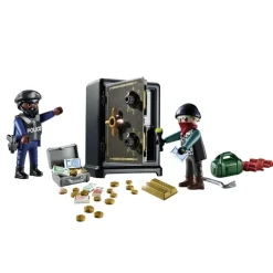 Playmobil Muñecos Articulados*Starter Pack Caja Fuerte City Action