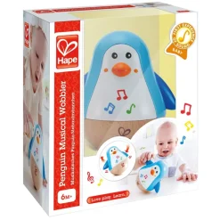 Hape Preescolar*Tentetieso Pinguino Juguete De Madera